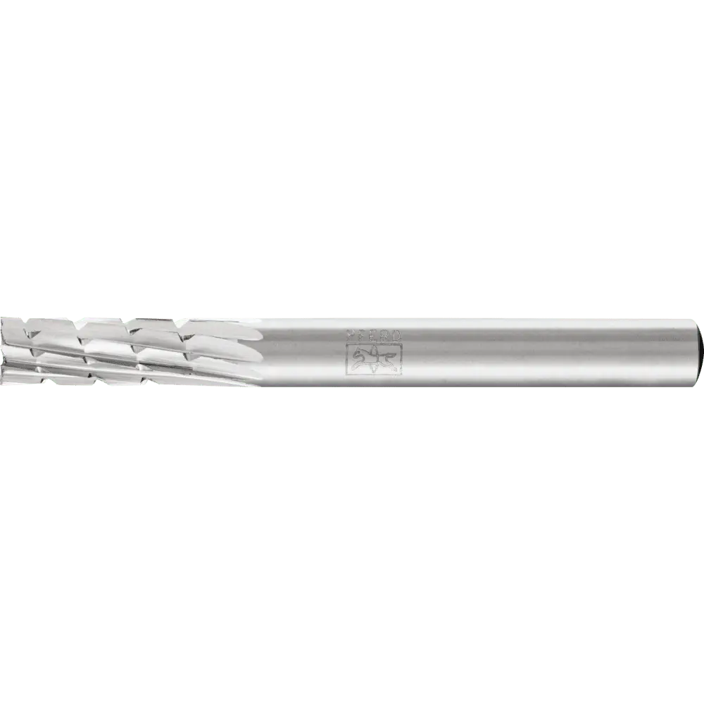 Produktfoto 1 von PFERD TOOLS HSS Frässtift Zylinderform stirn A-ST Ø 06x16mm Schaft-Ø 6mm Z 2 universal mittel Spanbrecher