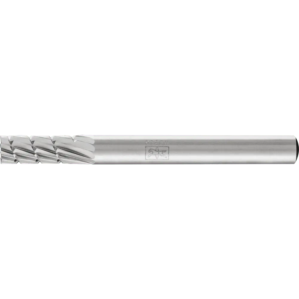 Produktfoto 1 von PFERD TOOLS HSS Frässtift Zylinderform stirn A-ST Ø 06x16mm Schaft-Ø 6mm Z 3 universal mittel fein Spanbrecher