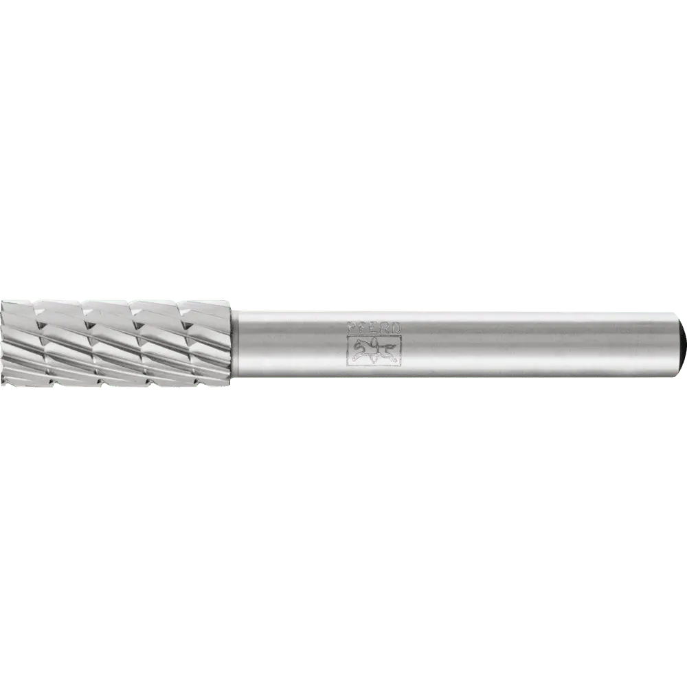 Produktfoto 1 von PFERD TOOLS HSS Frässtift Zylinderform stirn A-ST Ø 08x20mm Schaft-Ø 6mm Z 3 universal mittel fein Spanbrecher
