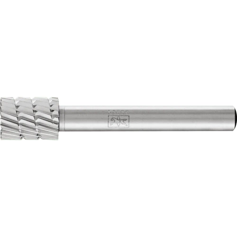 Produktfoto 1 von PFERD TOOLS HSS Frässtift Zylinderform stirn A-ST Ø 10x13mm Schaft-Ø 6mm Z 3 universal mittel fein Spanbrecher