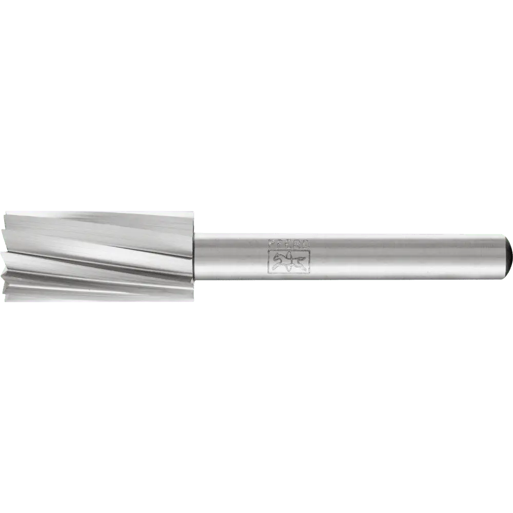 Produktfoto 1 von PFERD TOOLS HSS Frässtift Zylinderform stirn A-ST Ø 12x25 mm Schaft-Ø 6 mm Z 1 universal grob