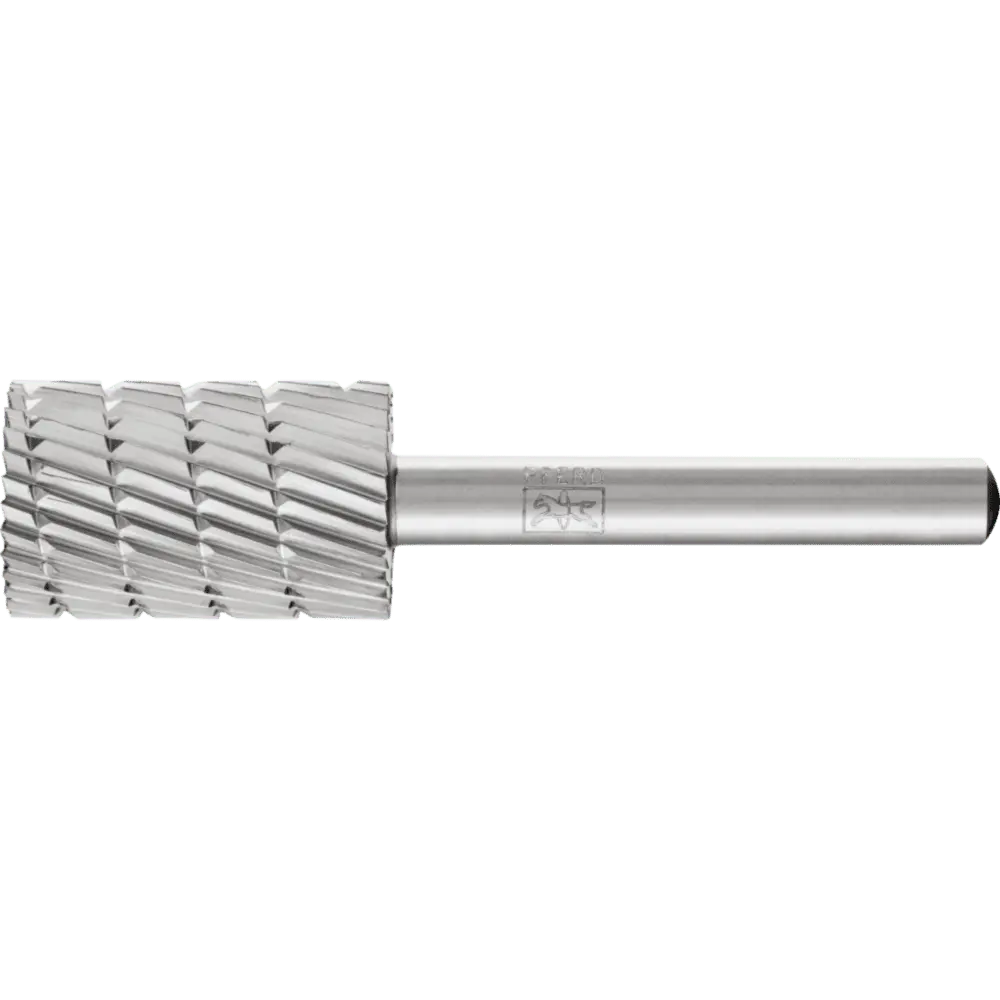 Produktfoto 1 von PFERD TOOLS HSS Frässtift Zylinderform stirn A-ST Ø 16x25mm Schaft-Ø 6mm Z 3 universal mittel fein Spanbrecher