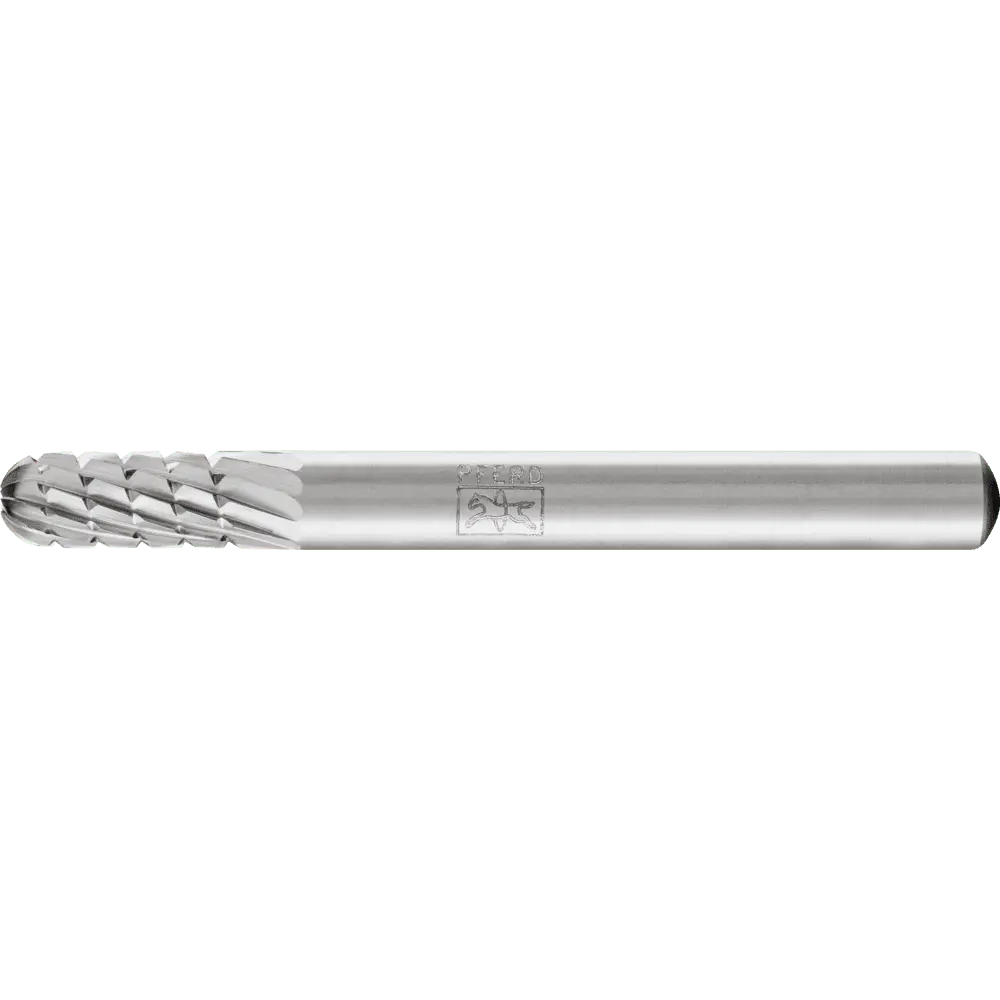 Produktfoto 1 von PFERD TOOLS HSS Frässtift Walzenrundform C Ø 06x16 mm Schaft-Ø 6 mm Z 3 universal mittel fein Spanbrecher