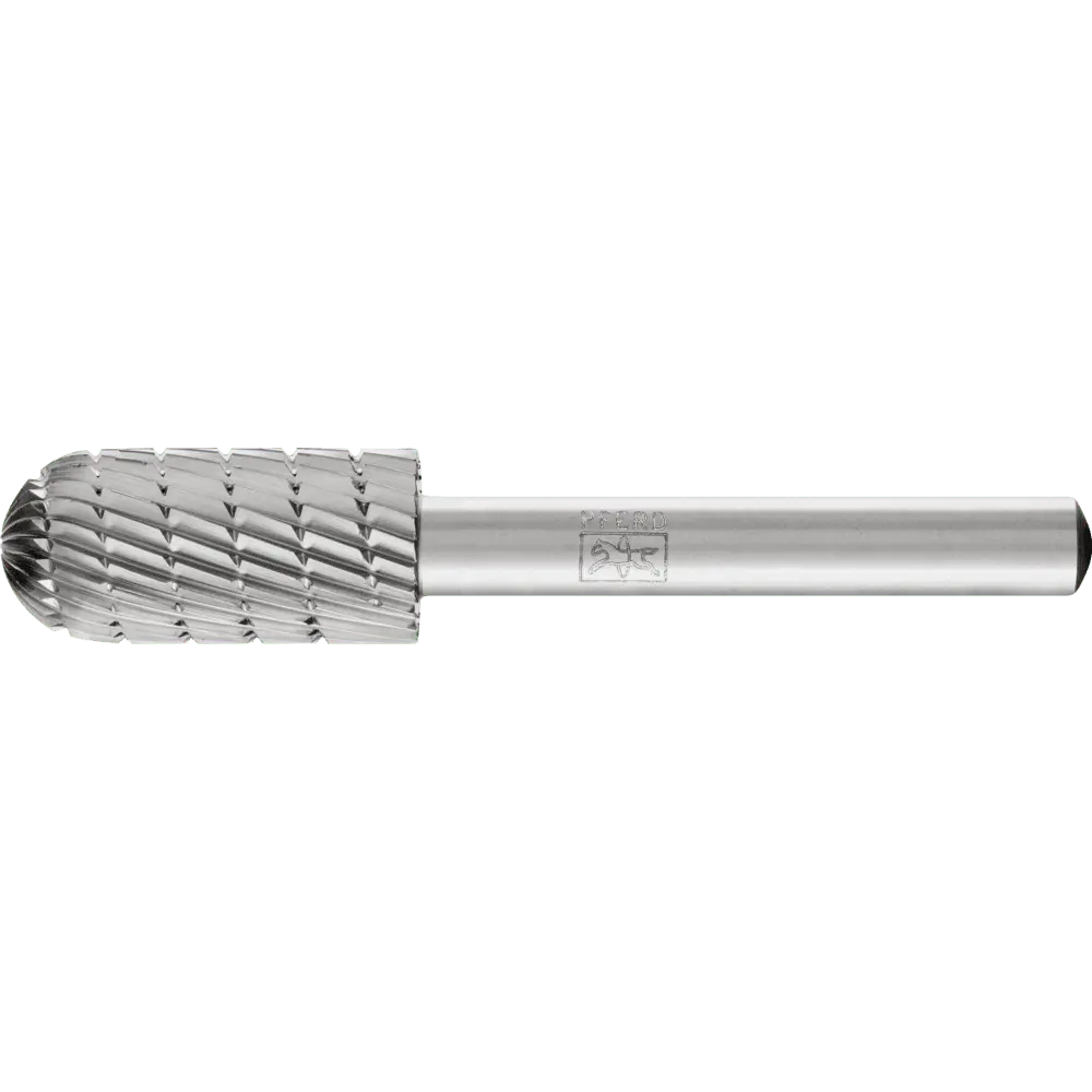 Produktfoto 1 von PFERD TOOLS HSS Frässtift Walzenrundform C Ø 12x25 mm Schaft-Ø 6 mm Z 3 universal mittel fein Spanbrecher