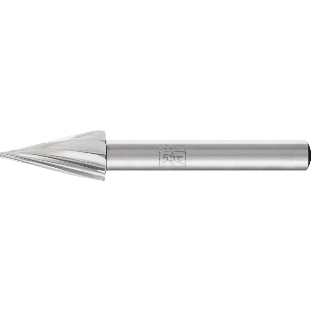 Produktfoto 1 von PFERD TOOLS HSS Frässtift Spitzkegelform G Ø 10x20mm Schaft-Ø 6 mm Z 1 universal grob