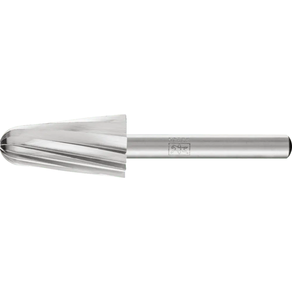Produktfoto 1 von PFERD TOOLS HSS Frässtift ALU Rundkegelform L Ø 16x30mm Schaft-Ø 6 mm Alu/NE