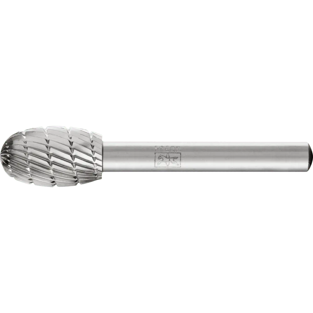 Produktfoto 1 von PFERD TOOLS HSS Frässtift Tropfenform O Ø 12x20mm Schaft-Ø 6 mm Z 3 universal mittel fein Spanbrecher