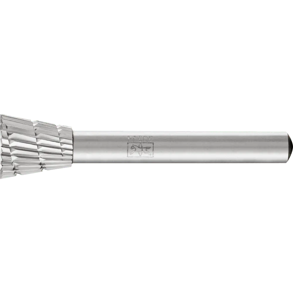 Produktfoto 1 von PFERD TOOLS HSS Winkelfrässtift stirn W-ST 12x13 mm Schaft-Ø 6 mm Z 3 universal mittel fein Spanbrecher