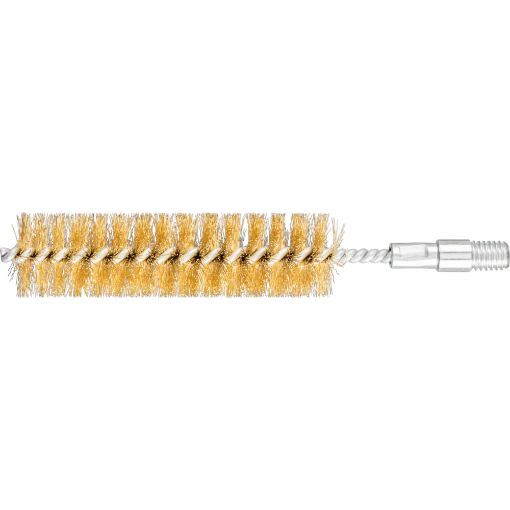 PFERD TOOLS Innenbürste IBU Ø25x100mm Gewinde 3/8" BSW Messing-Draht-Ø0,20, 10 Stk.