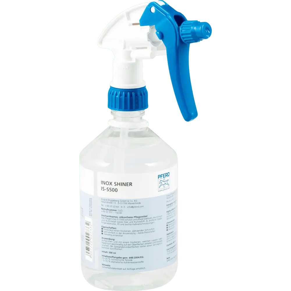 Produktfoto 1 von PFERD TOOLS Edelstahlschutz SHINER IS-S 500 Inhalt 500 ml in Sprayflasche