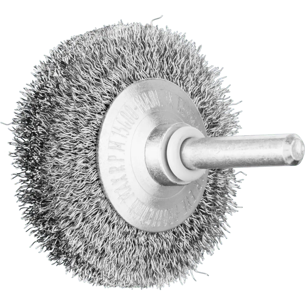 Produktfoto 1 von PFERD TOOLS Kegelbürste ungezopft KBU Ø50x10mm Schaft-Ø6 mm Stahl-Draht-Ø0,20, 10 Stk.