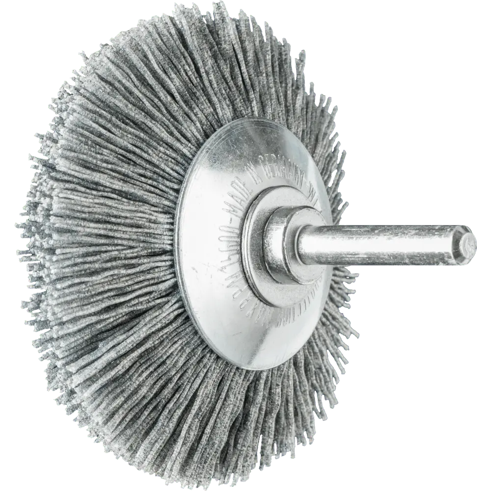 Produktfoto 1 von PFERD TOOLS Kegelbürste ungezopft KBU Ø 70x10mm Schaft-Ø 6 mm SiC-Filament-Ø 0,55 mm Korn 120, 10 Stk.
