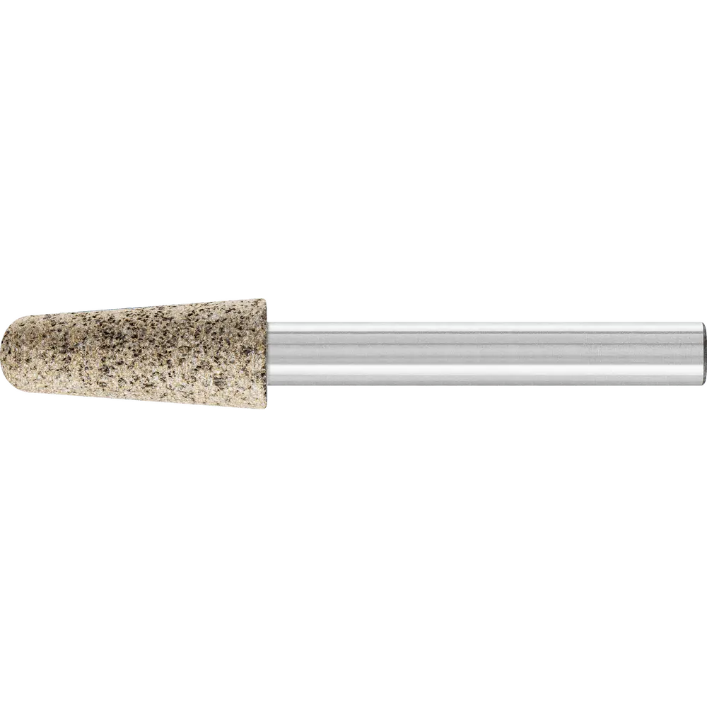 Produktfoto 1 von PFERD TOOLS INOX EDGE Schleifstift Kegel Ø 10x25 mm Schaft-Ø 6 mm A46 für Edelstahl, 10 Stk.