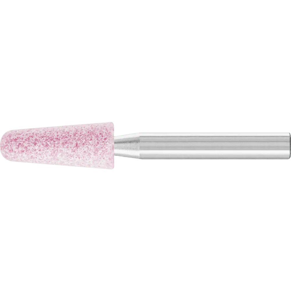 Produktfoto 1 von PFERD TOOLS STEEL EDGE Schleifstift Kegel Ø 10x25 mm Schaft-Ø 6 mm A46 für Stahl- und Stahlguss, 10 Stk.