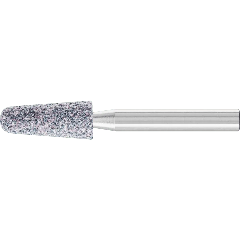 Produktfoto 1 von PFERD TOOLS CAST Schleifstift Kegel Ø 10x25 mm Schaft-Ø 6 mm A46 für Grau-und Sphäroguss, 10 Stk.