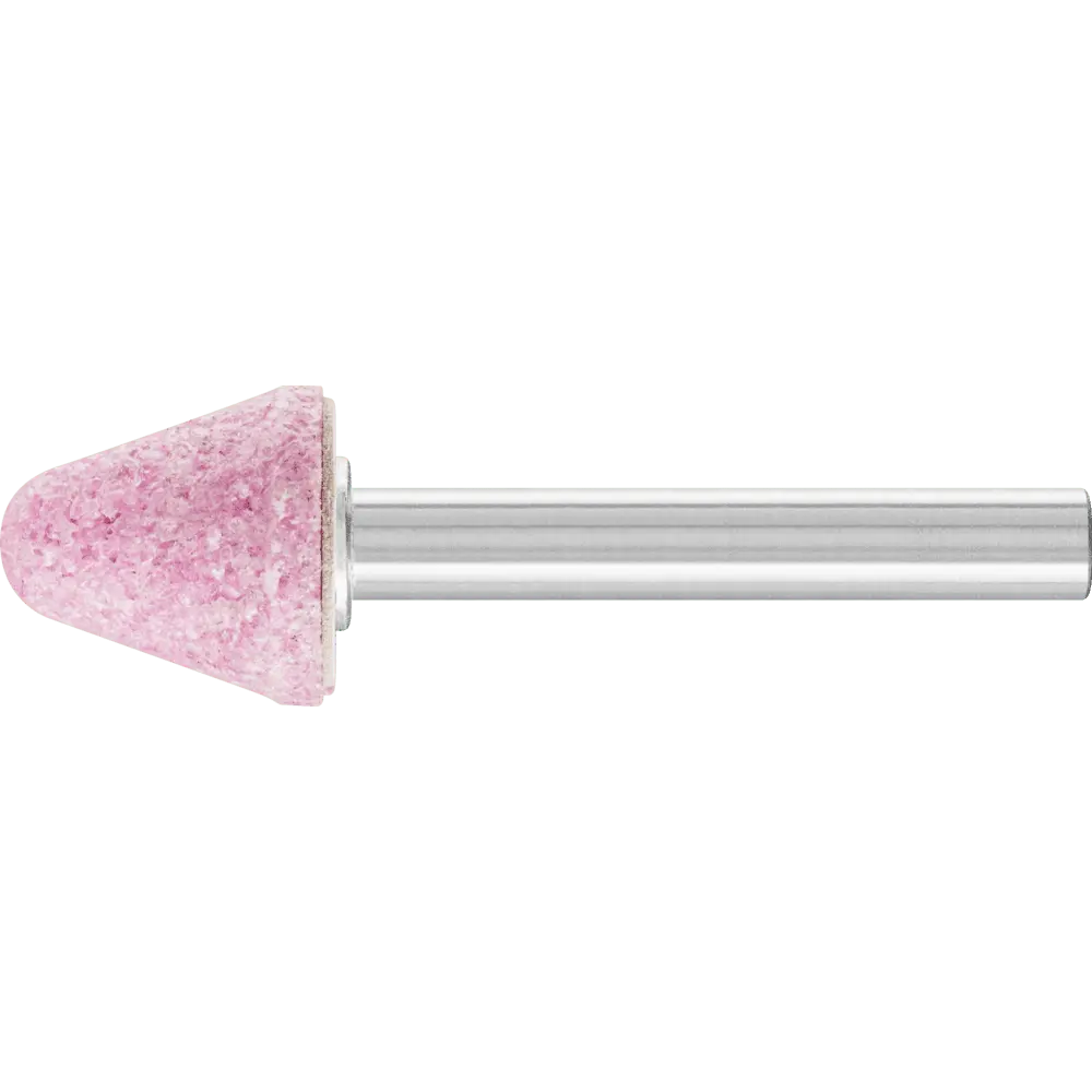 Produktfoto 1 von PFERD TOOLS STEEL EDGE Schleifstift Kegel Ø 16x16 mm Schaft-Ø 6 mm A30 für Stahl- und Stahlguss, 10 Stk.