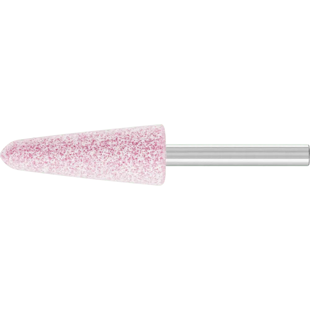 Produktfoto 1 von PFERD TOOLS STEEL EDGE Schleifstift Kegel Ø 16x45 mm Schaft-Ø 6 mm A46 für Stahl- und Stahlguss, 10 Stk.