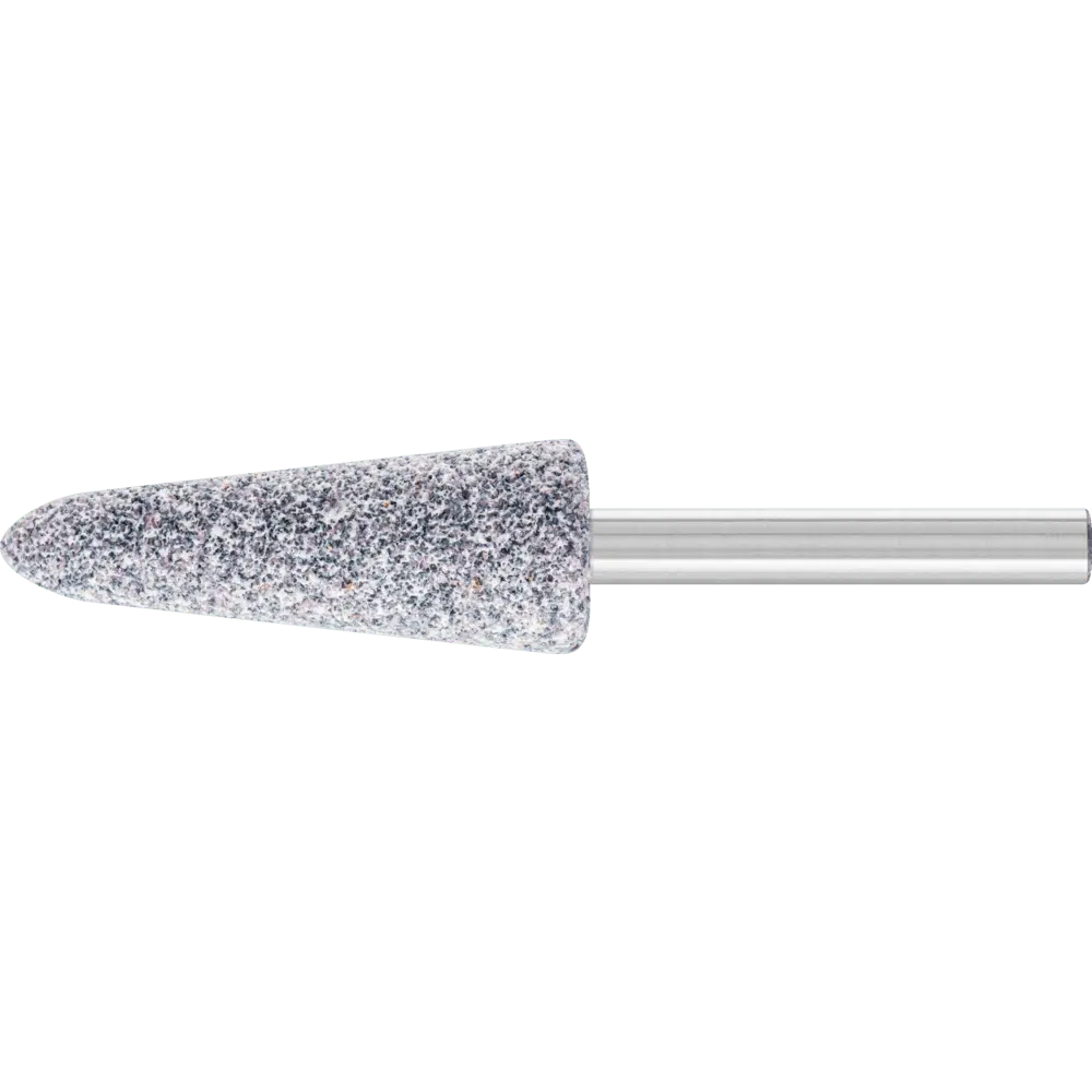 Produktfoto 1 von PFERD TOOLS CAST Schleifstift Kegel Ø 16x45 mm Schaft-Ø 6 mm A46 für Grau-und Sphäroguss, 10 Stk.