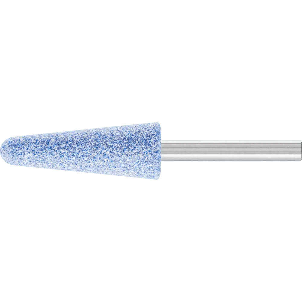 Produktfoto 1 von PFERD TOOLS TOUGH Schleifstift Kegel Ø 16x45 mm Schaft-Ø 6 mm CO46 für schwer zerspanbare Werkstoffe, 10 Stk.