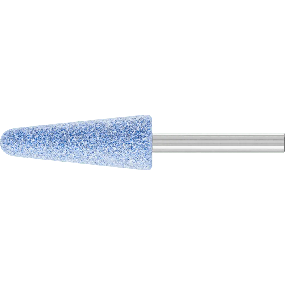 Produktfoto 1 von PFERD TOOLS TOUGH Schleifstift Kegel Ø 16x45 mm Schaft-Ø 6 mm CO60 für schwer zerspanbare Werkstoffe, 10 Stk.