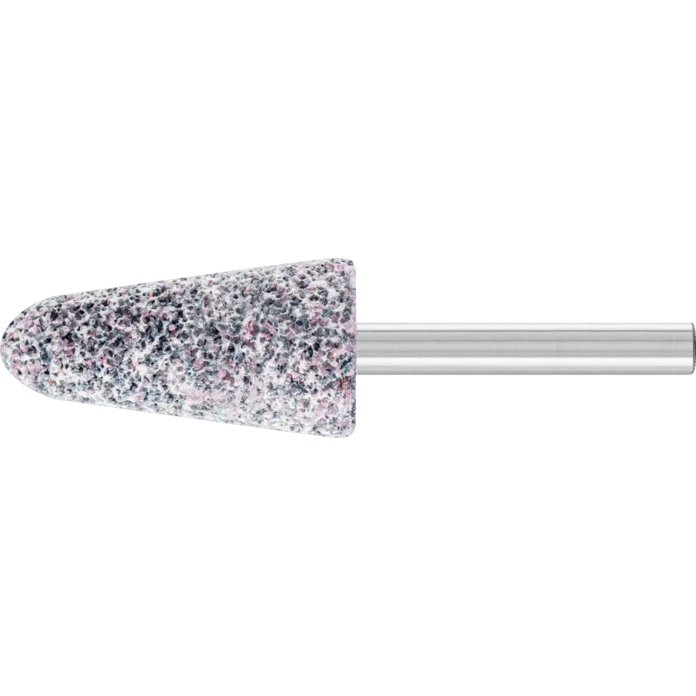 Produktfoto 1 von PFERD TOOLS CAST Schleifstift Kegel Ø 20x40mm Schaft-Ø 6 mm A24 für Grau-und Sphäroguss, 10 Stk.