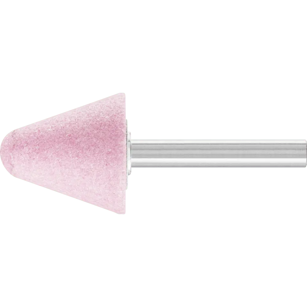 Produktfoto 1 von PFERD TOOLS STEEL EDGE Schleifstift Kegel Ø 25x25 mm Schaft-Ø 6 mm A60 für Stahl- und Stahlguss, 10 Stk.