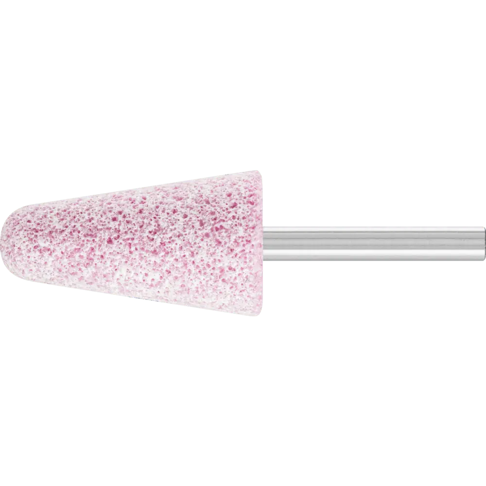 Produktfoto 1 von PFERD TOOLS STEEL EDGE Schleifstift Kegel Ø 25x45 mm Schaft-Ø 6 mm A30 für Stahl- und Stahlguss, 10 Stk.