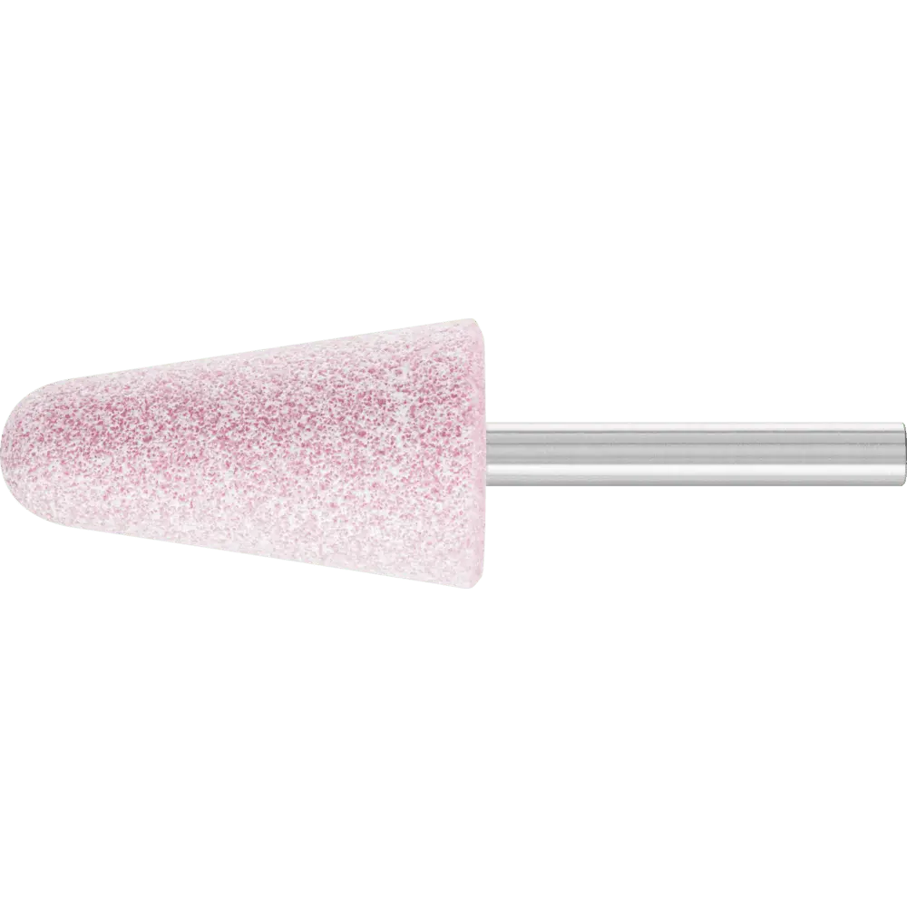 Produktfoto 1 von PFERD TOOLS STEEL EDGE Schleifstift Kegel Ø 25x45 mm Schaft-Ø 6 mm A60 für Stahl- und Stahlguss, 10 Stk.