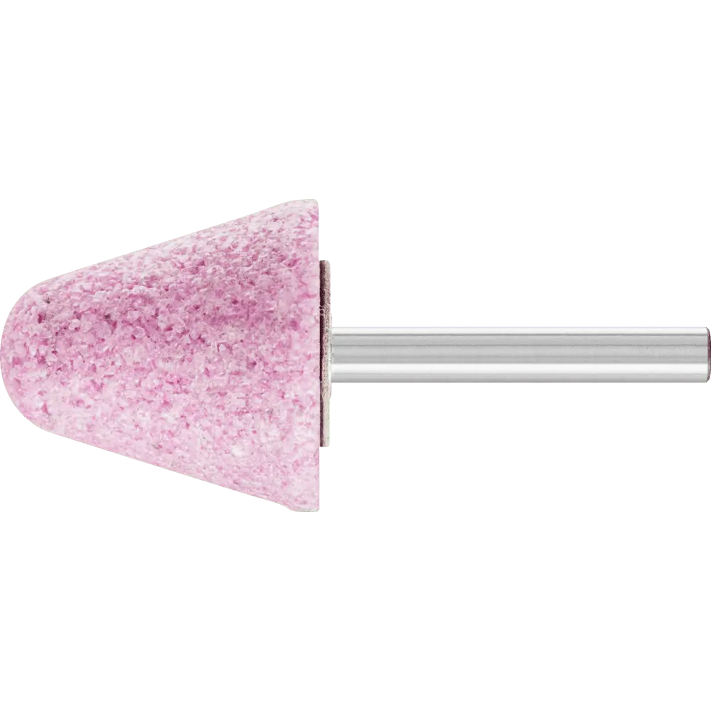 Produktfoto 1 von PFERD TOOLS STEEL EDGE Schleifstift Kegel Ø 32x32 mm Schaft-Ø 6 mm A24 für Stahl- und Stahlguss, 5 Stk.