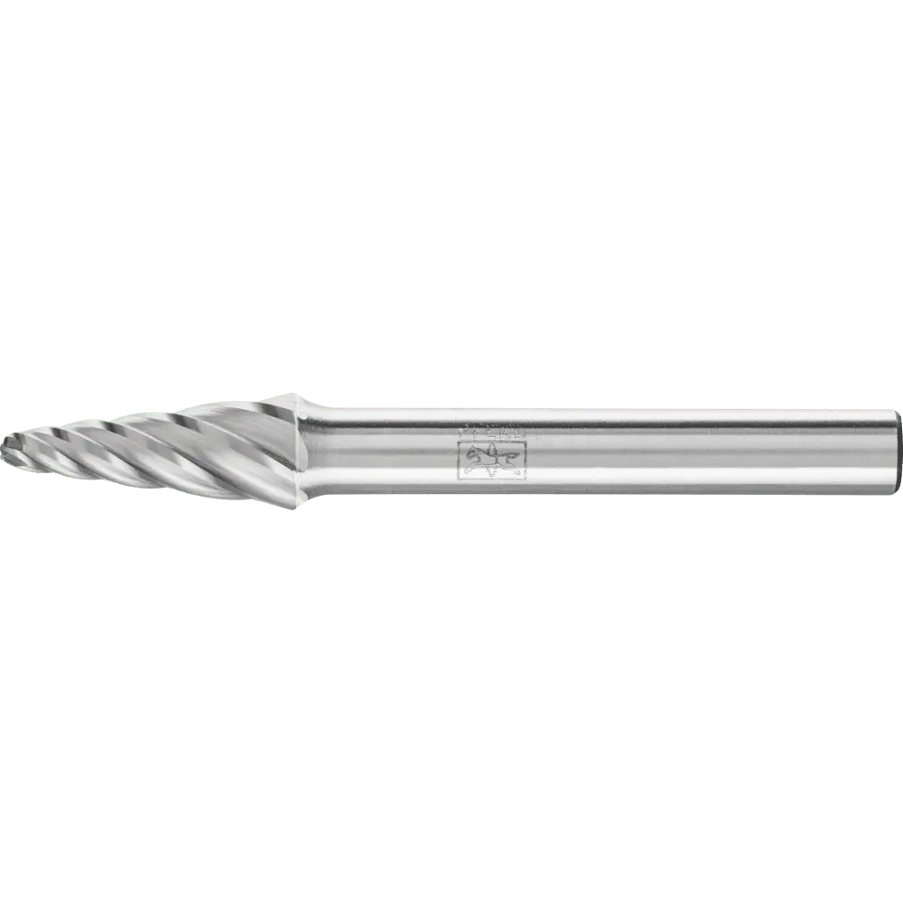 Produktfoto 1 von PFERD TOOLS Hartmetall Hochleistungsfrässtift ALU Rundkegel KEL Ø 08x20mm Schaft-Ø 6mm für Alu/NE Metalle