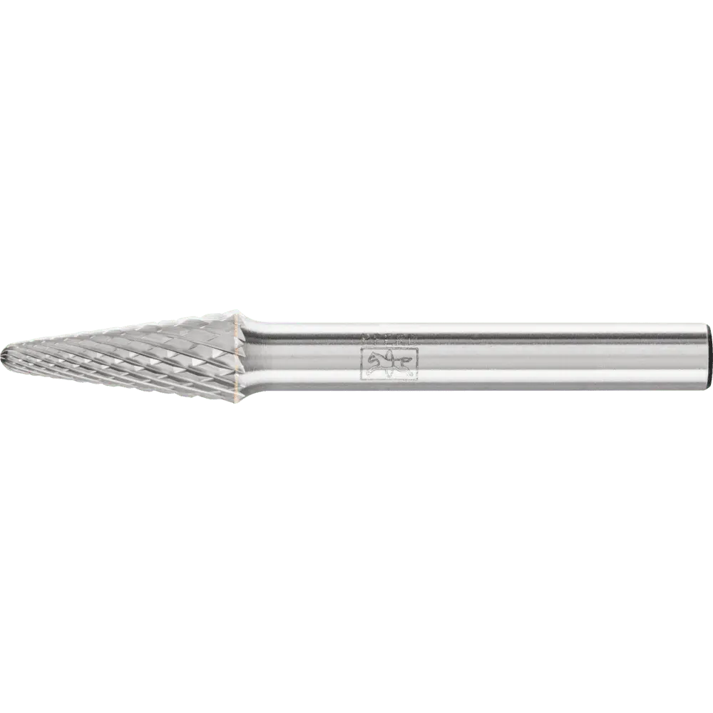 Produktfoto 1 von PFERD TOOLS Hartmetall Frässtift Rundkegel KEL Ø 08x20mm Schaft-Ø 6 mm Z4 universal mittel fein