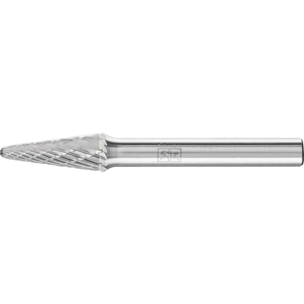 Produktfoto 1 von PFERD TOOLS Hartmetall Frässtift Rundkegel KEL Ø 08x20mm Schaft-Ø 6 mm Z3P universal mittel kreuzverzahnt