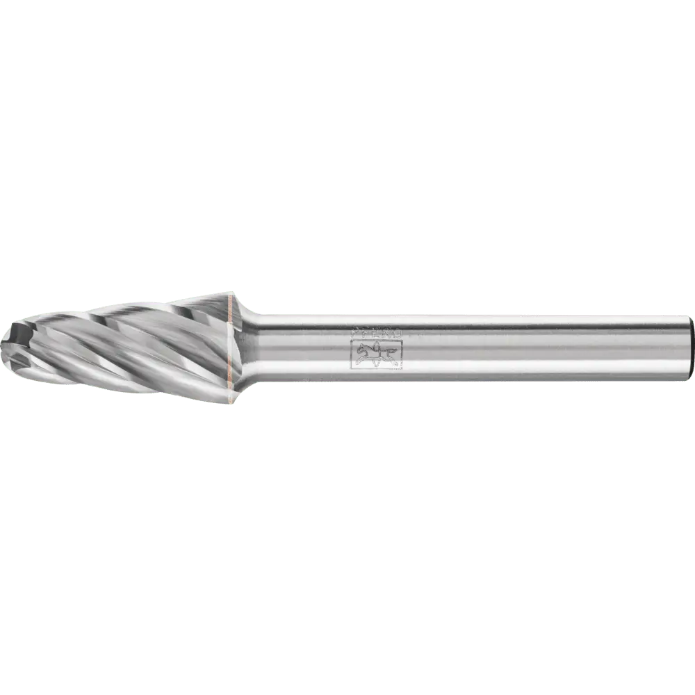 Produktfoto 1 von PFERD TOOLS Hartmetall Hochleistungsfrässtift ALU Rundkegel KEL Ø 10x20mm Schaft-Ø 6mm für Alu/NE Metalle