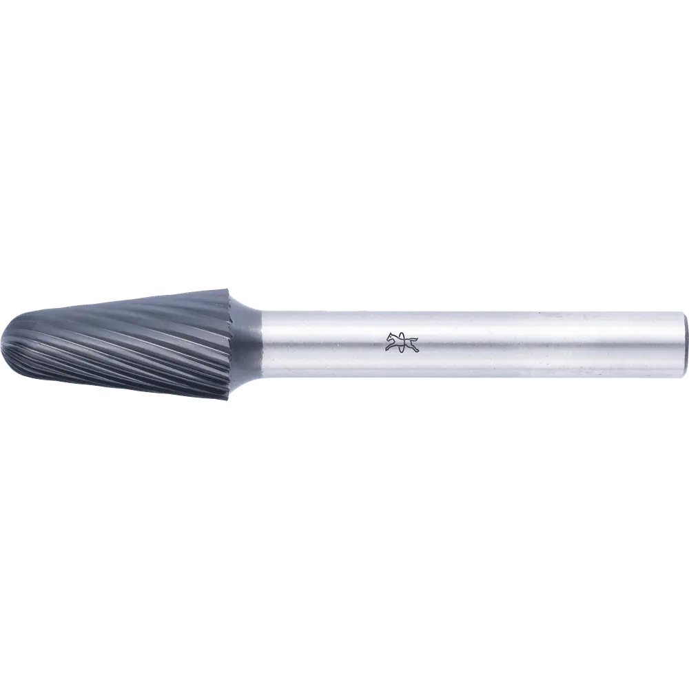 Produktfoto 1 von PFERD TOOLS Hartmetall Hochleistungsfrässtift Kegelform KEL Ø 10x20mm Schaft-Ø 6mm Z3 HICOAT beschichtet universal mittel