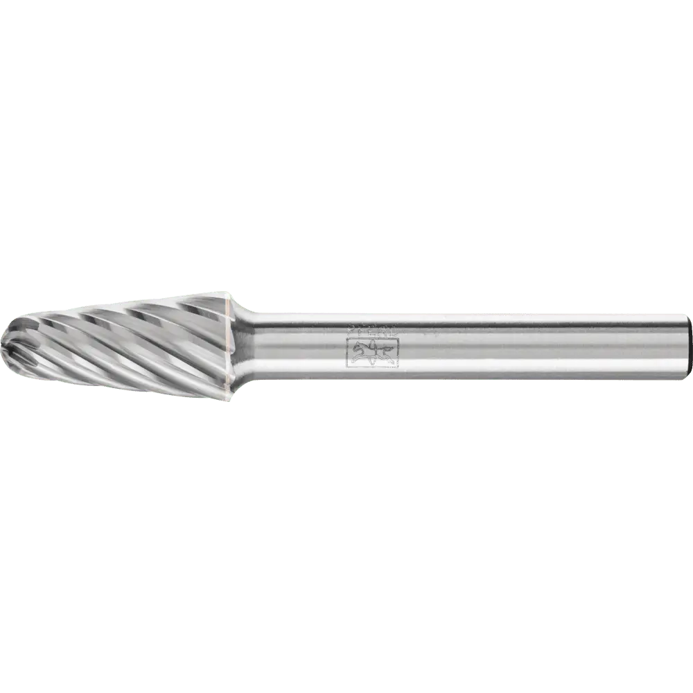 Produktfoto 1 von PFERD TOOLS Hartmetall Hochleistungsfrässtift INOX Rundkegel KEL Ø 10x20mm Schaft-Ø 6 mm für Edelstahl