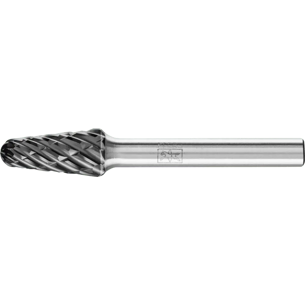 PFERD TOOLS Hartmetall Hochleistungsfrässtift STEEL Rundkegel KEL Ø 10x20mm Schaft-Ø 6 mm HICOAT für Stahl