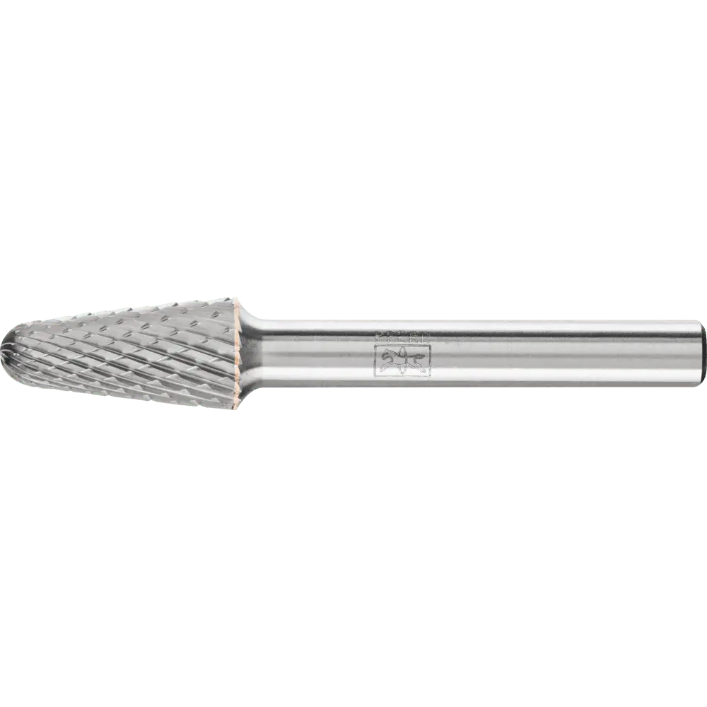Produktfoto 1 von PFERD TOOLS Hartmetall Frässtift Rundkegel KEL Ø 10x20mm Schaft-Ø 6 mm Z4 universal mittel fein