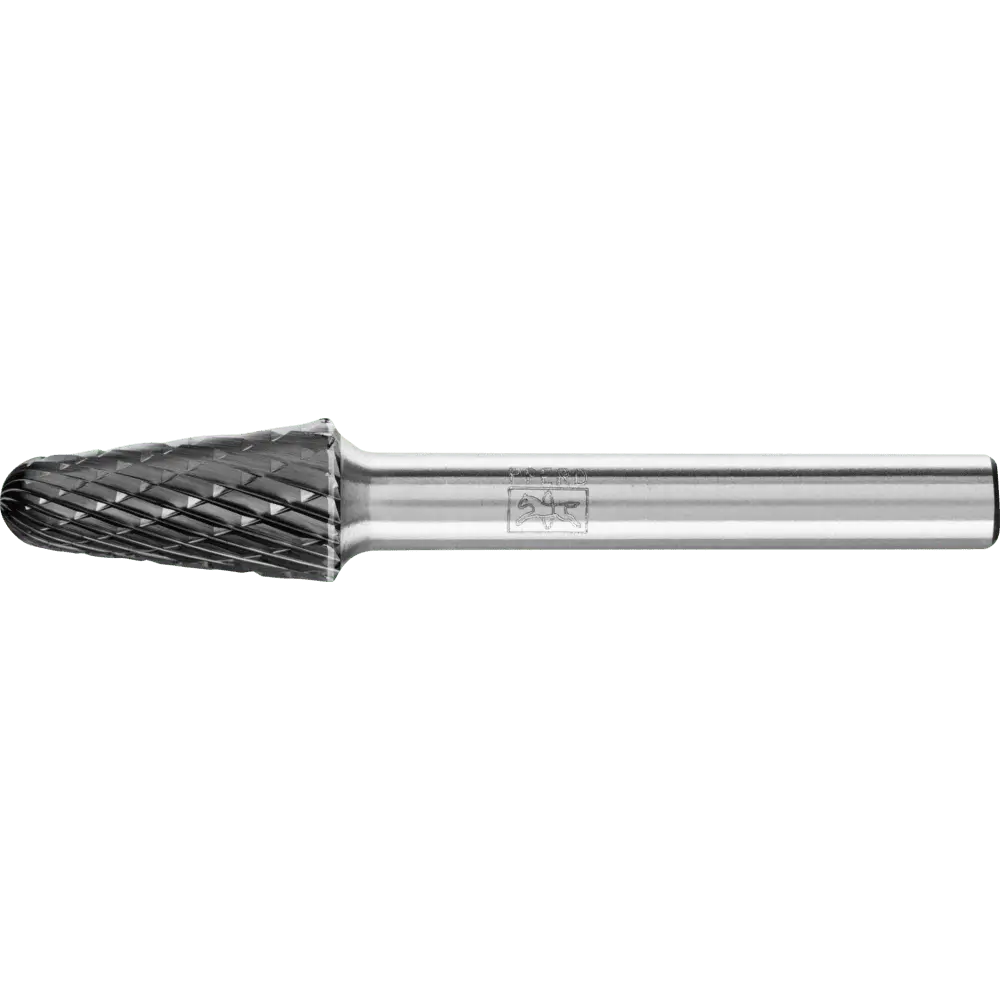 Produktfoto 1 von PFERD TOOLS Hartmetall Hochleistungsfrässtift Rundkegel KEL Ø 10x20mm Schaft-Ø 6 mm Z3P HICOAT universal