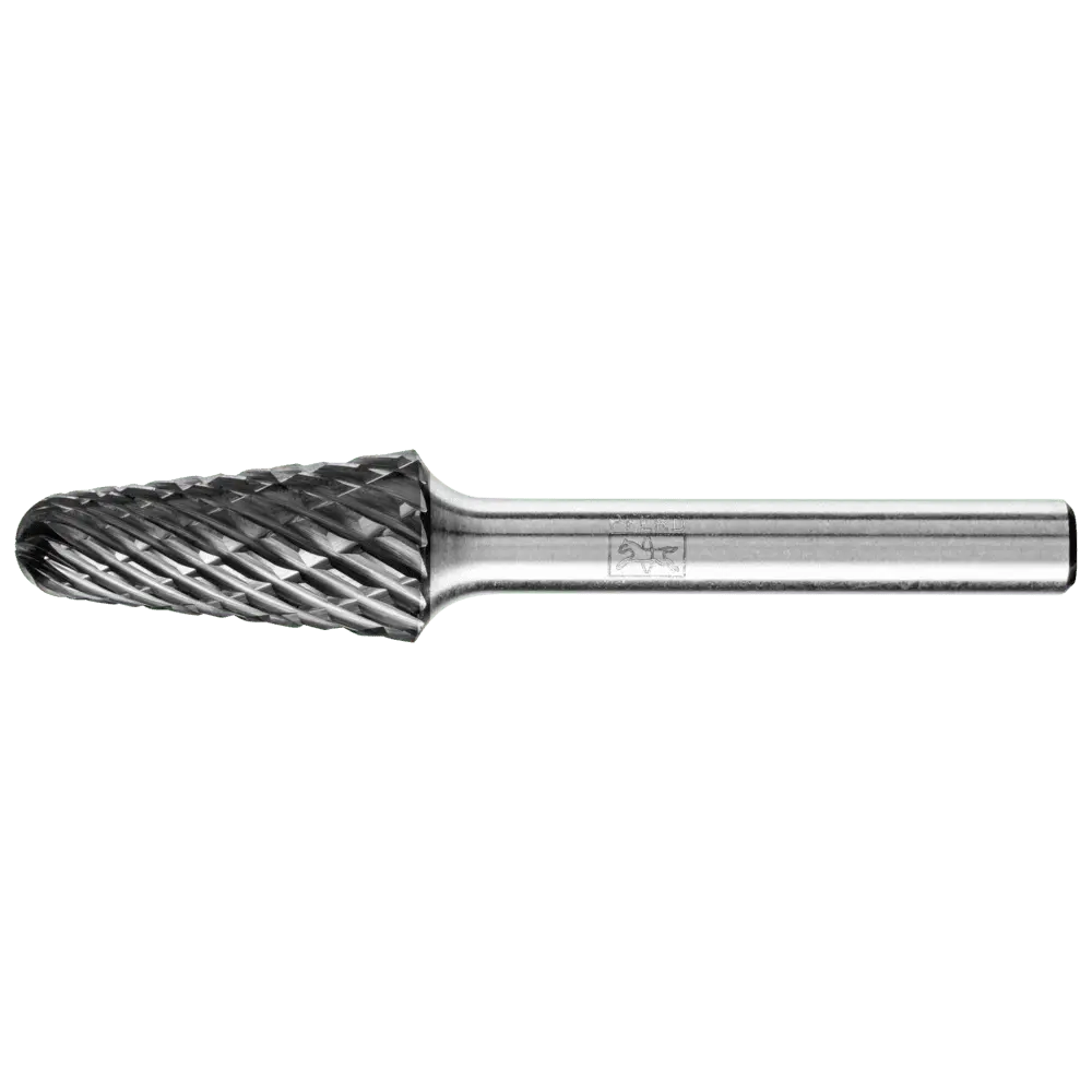 Produktfoto 1 von PFERD TOOLS Hartmetall Hochleistungsfrässtift ALLROUND Rundkegel KEL Ø 12x25mm Schaft-Ø 6mm HICOAT universal