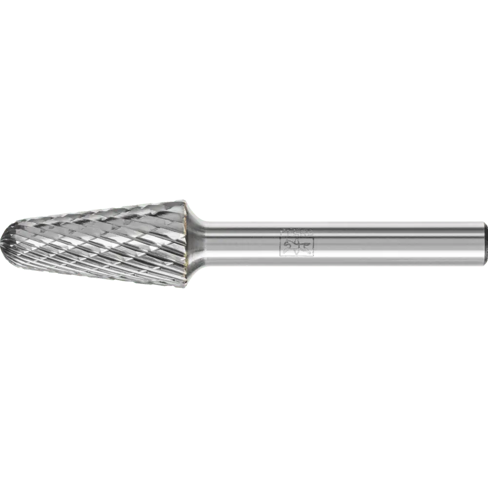 Produktfoto 1 von PFERD TOOLS Hartmetall Hochleistungsfrässtift TOUGH Rundkegel KEL Ø 12x25 mm Schaft-Ø 6 mm schlagfest
