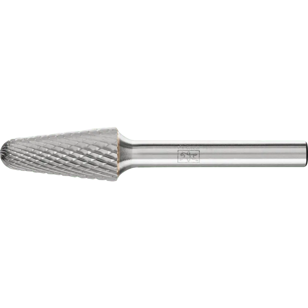Produktfoto 1 von PFERD TOOLS Hartmetall Frässtift Rundkegel KEL Ø 12x25 mm Schaft-Ø 6 mm Z4 universal mittel fein