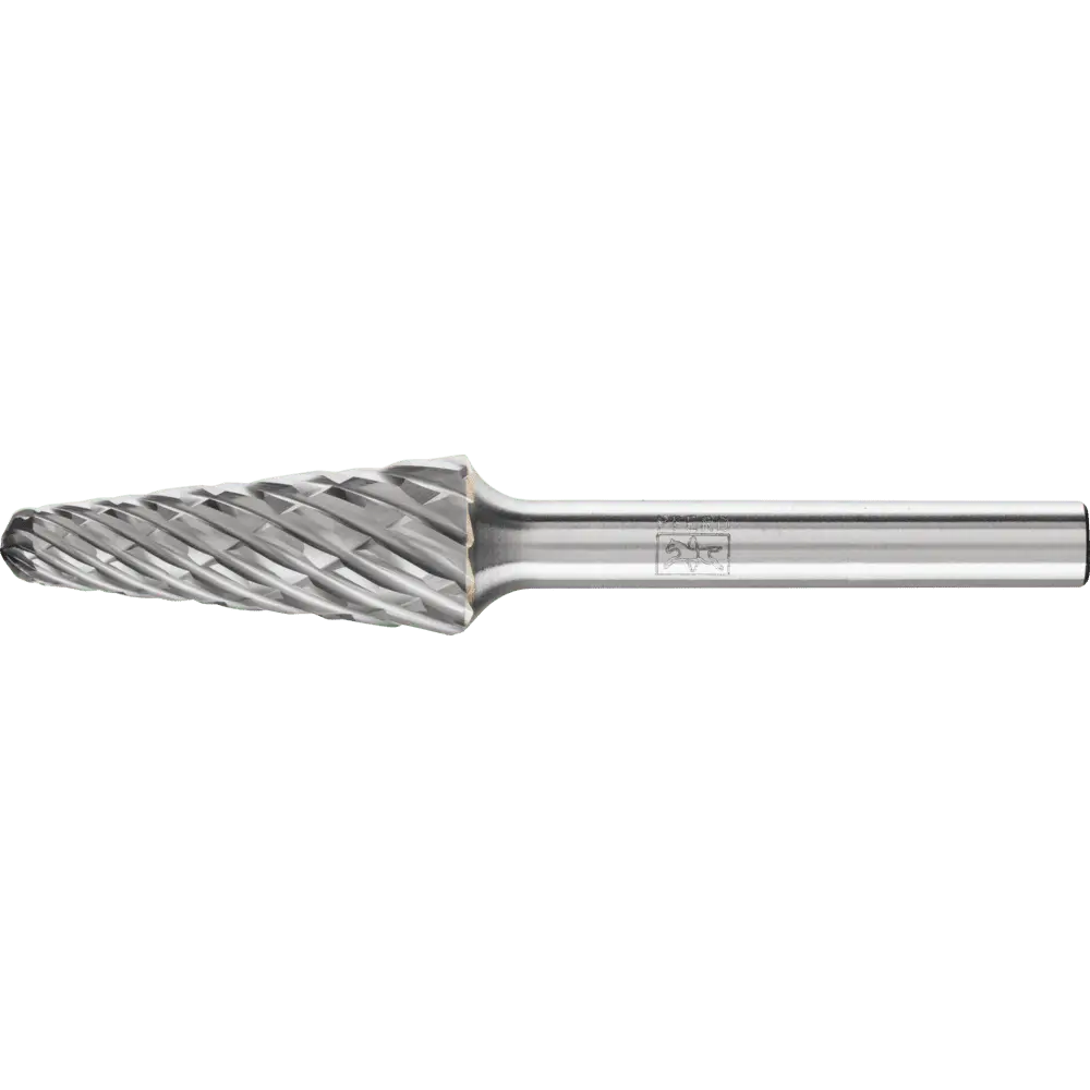Produktfoto 1 von PFERD TOOLS Hartmetall Hochleistungsfrässtift CAST Rundkegel KEL Ø 12x30mm Schaft-Ø 6 mm für Gußeisen