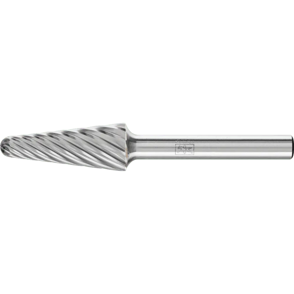 Produktfoto 1 von PFERD TOOLS Hartmetall Hochleistungsfrässtift INOX Rundkegel KEL Ø 12x30mm Schaft-Ø 6 mm für Edelstahl