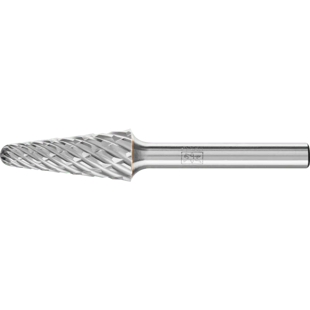 Produktfoto 1 von PFERD TOOLS Hartmetall Hochleistungsfrässtift STEEL Rundkegel KEL Ø 12x30mm Schaft-Ø 6 mm für Stahl