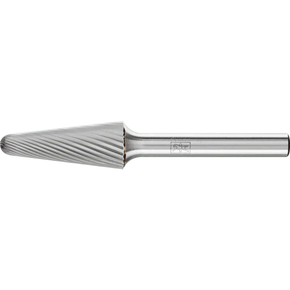Produktfoto 1 von PFERD TOOLS Hartmetall Frässtift Rundkegel KEL Ø 12x30mm Schaft-Ø 6 mm Z3 universal mittel
