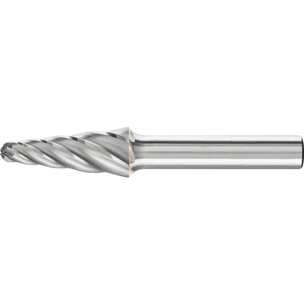 Produktfoto 1 von PFERD TOOLS Hartmetall Hochleistungsfrässtift ALU Rundkegel KEL Ø 12x30mm Schaft-Ø 8mm für Alu/NE Metalle