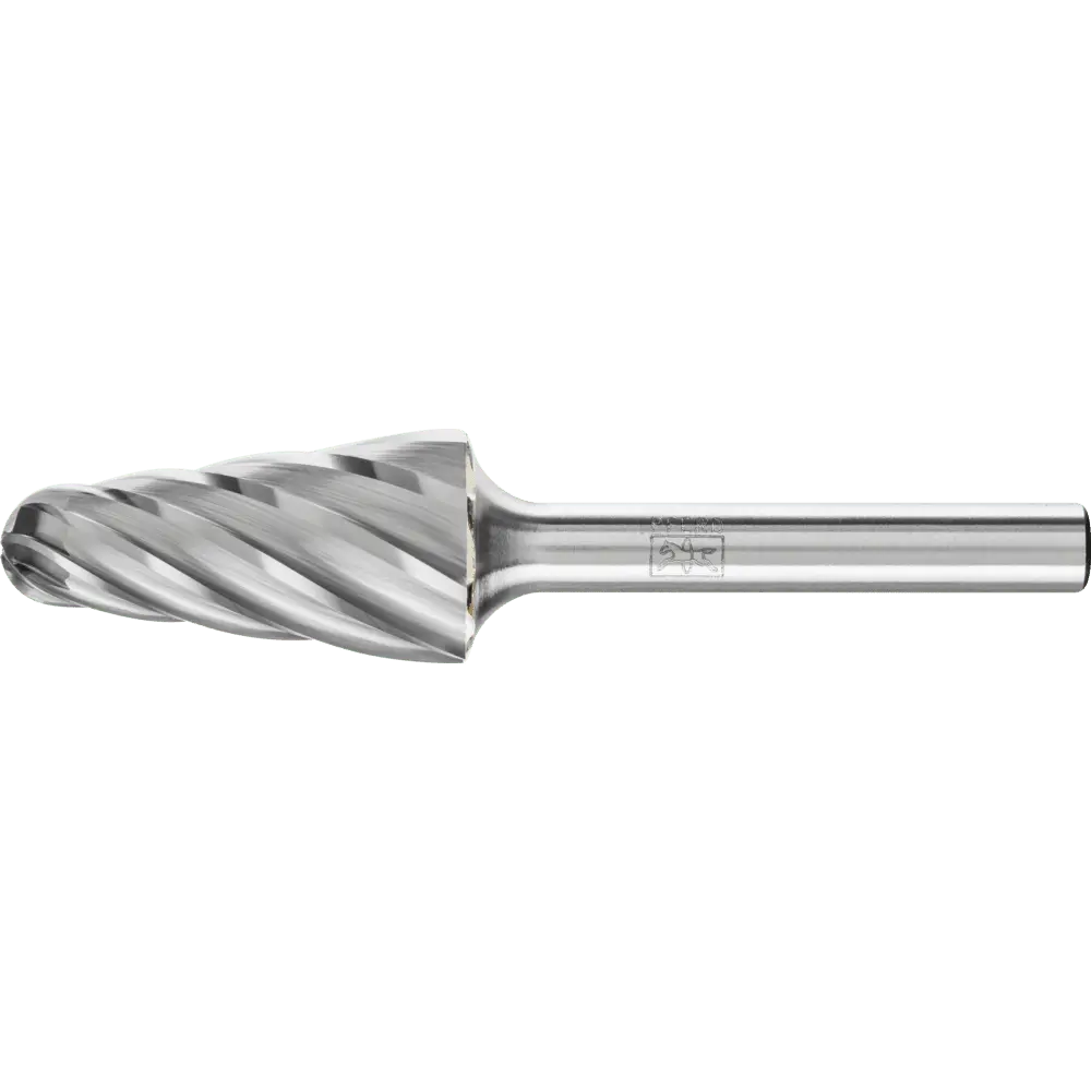 Produktfoto 1 von PFERD TOOLS Hartmetall Hochleistungsfrässtift ALU Rundkegel KEL Ø 16x30mm Schaft-Ø 6mm für Alu/NE Metalle