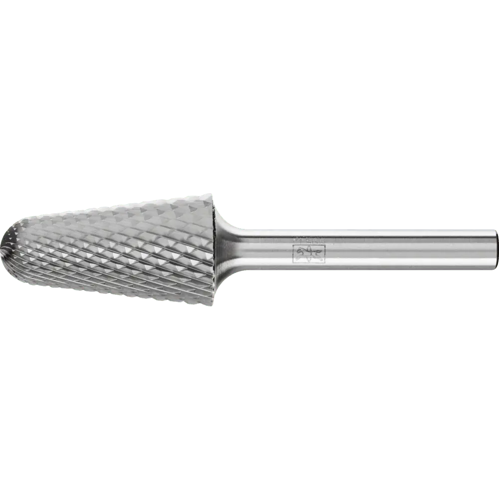 Produktfoto 1 von PFERD TOOLS Hartmetall Frässtift Rundkegel KEL Ø 16x30mm Schaft-Ø 6 mm Z4 universal mittel fein