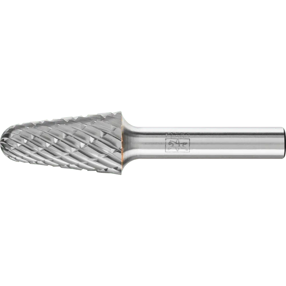 Produktfoto 1 von PFERD TOOLS Hartmetall Hochleistungsfrässtift NON-FERROUS Rundkegel KEL Ø 16x30mm Schaft-Ø 8 mm NE-Metalle
