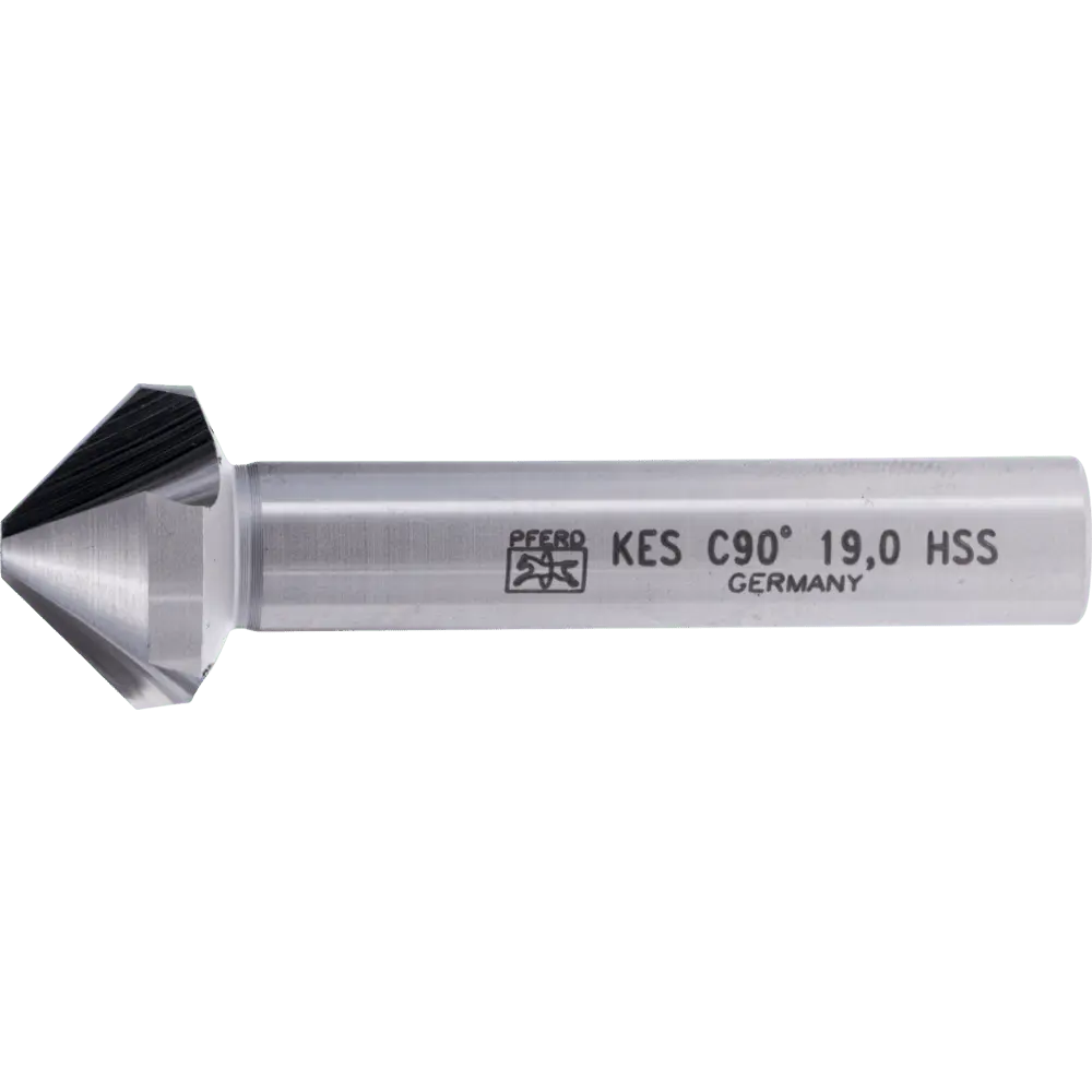 PFERD TOOLS HSS Kegel-und Entgratsenker 90° Ø 19 mm Schaft-Ø 10mm DIN 335 C
